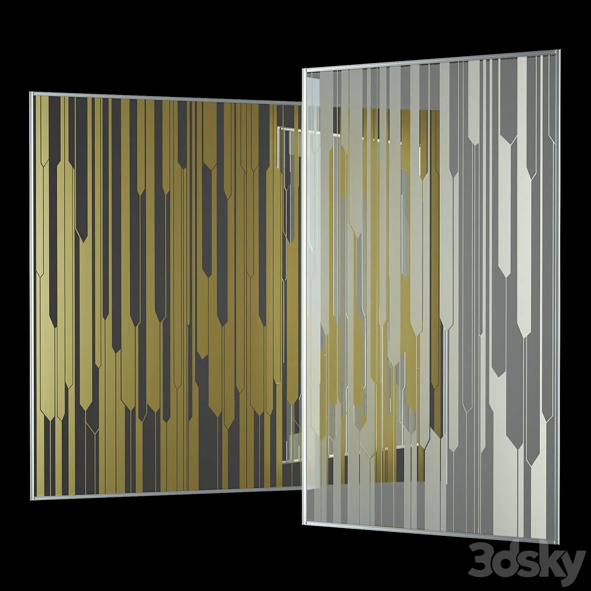 stained-glass window / stained Milan exhibition